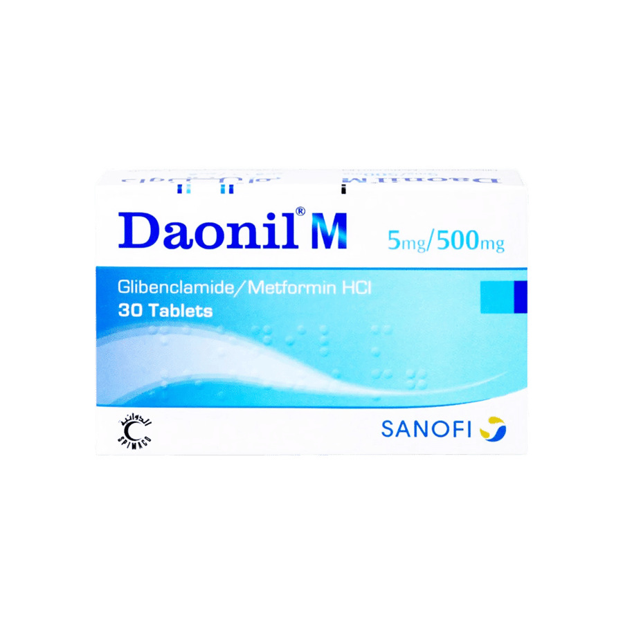 داونيل اقراص 5 /500 مجم اقراص-DAONIL M TAB 5/500MG
