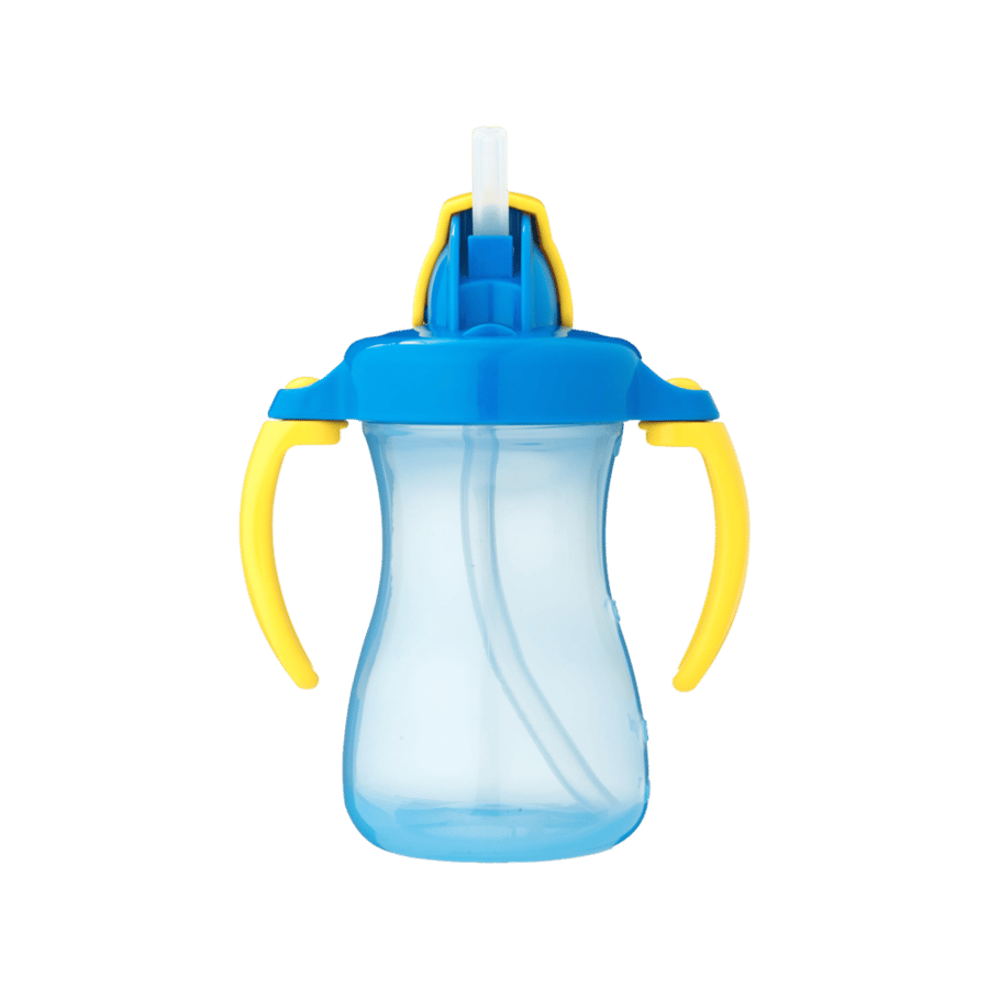 بيجون زجاجة مياه مع ماصة (أزرق) - 150 مل PIGEON PETITE STRAW BOTTLE BLUE 150ML