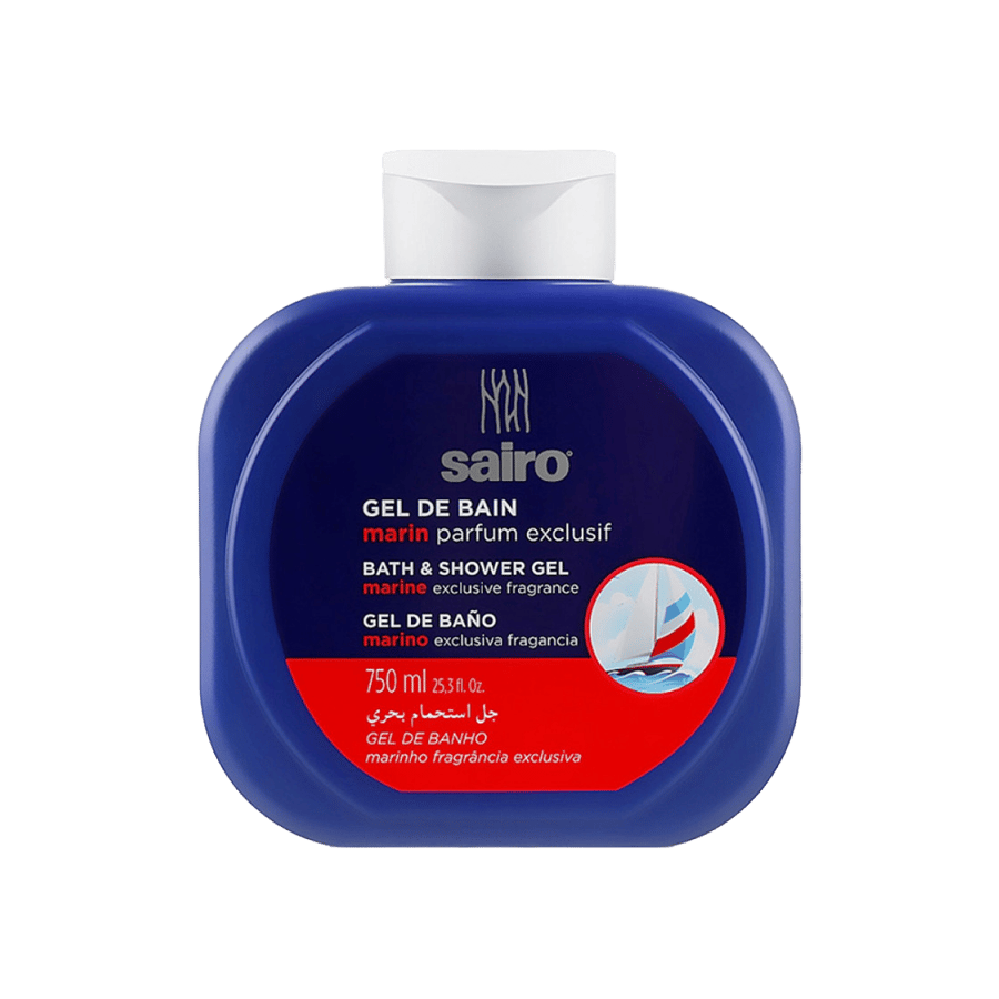 سايرو غسول للجسم جل 750 مل مارين-SAIRO BATH&SHOWER GEL 750 ML (MARIN)
