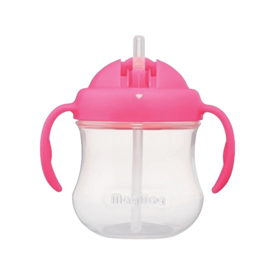 بيجون ماج ماج كوب بماصة (وردي) - 200 مل PIGEON MAGMAG STRAW CUP PINK 200ML