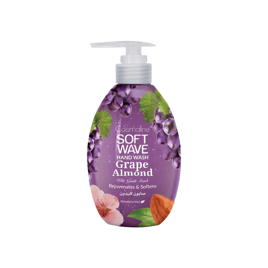 سوفت ويف غسول الأيدي من اللوز 550 مل-SOFT WAVE HAND WASH 550MLGRAPE ALMOND