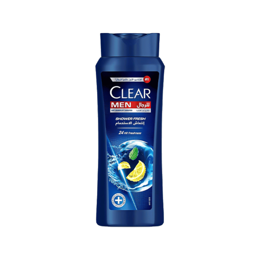 شامبو كلير للرجال 600 مل (انتعاش الاستحمام)-CLEAR MEN SHAMPOO 600 ML (SHOWER FRESH)