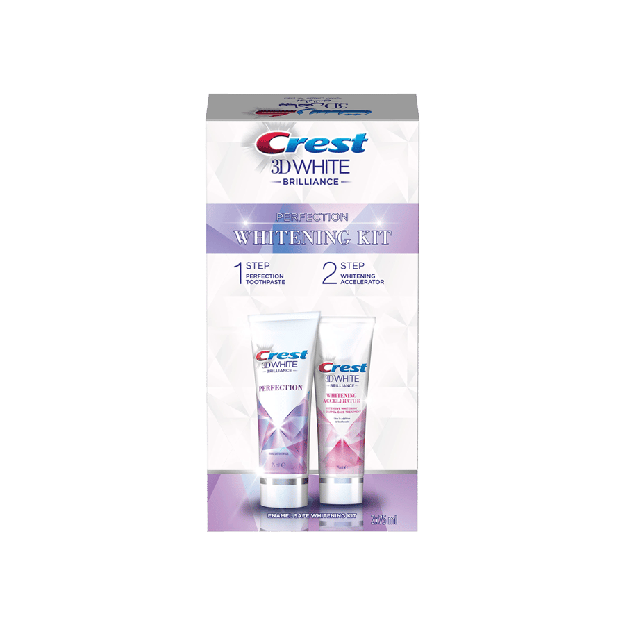 كريست  ثري دي وايت  معجون أسنان2* 75 مل-CREST 3D T/P WHITENING KIT(2X75)