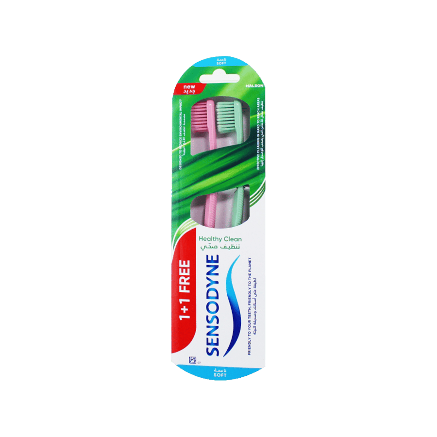 سنسوداين هيلثي كلين ت/ب (ناعم) 1+1-SENSODYNE HEALTHY CLEAN T/B (SOFT) 1+1
