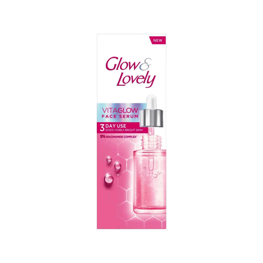 سيروم فيتا جلو للوجه 30 جرام-GLOW&LOVELY VITAGLOW FACE SERUM 30G