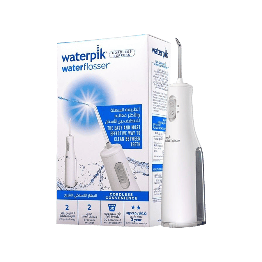 ووتربيك خيط اسنان مائي-WATERPIK WATER FLOSSER CORDLESS EXPRESS