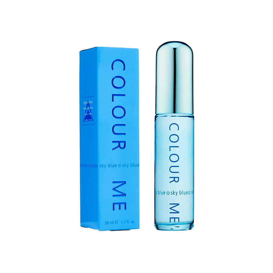 كلور مي برفان معطر 50 مل السماء الزرقاء-COLOUR ME PARFUM 50ML SKY BLUE