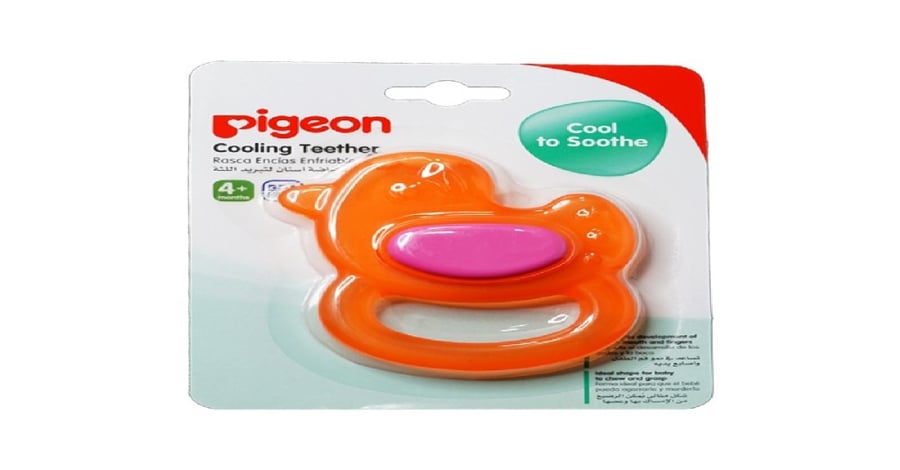 بيجون  عضاضة لتبريد اللثة على شكل بطة-PIGEON DUCK COOLING TEETHER