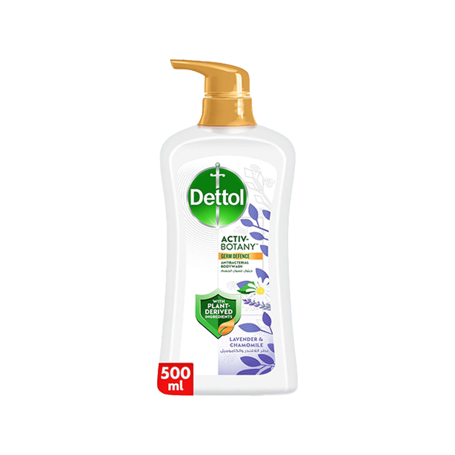 ديتول، أكتيف-ي، غسول للجسم، لافندر و كاموميل - 500 مل-DETTOL A/B BODY WASH 500 ML (LAVENDER AND CHAMOMILE)