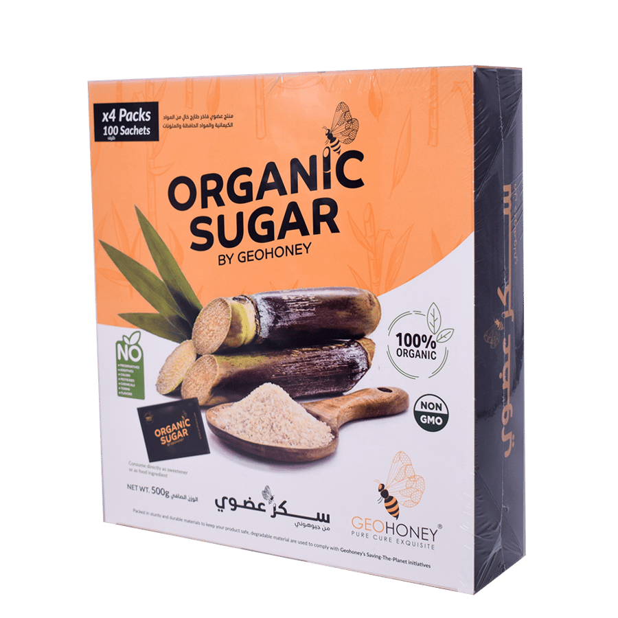 سكر عضوي من جيوهوني ٥٠٠ غرام-ORGANIC SUGAR BY GEOHONEY 500 GM