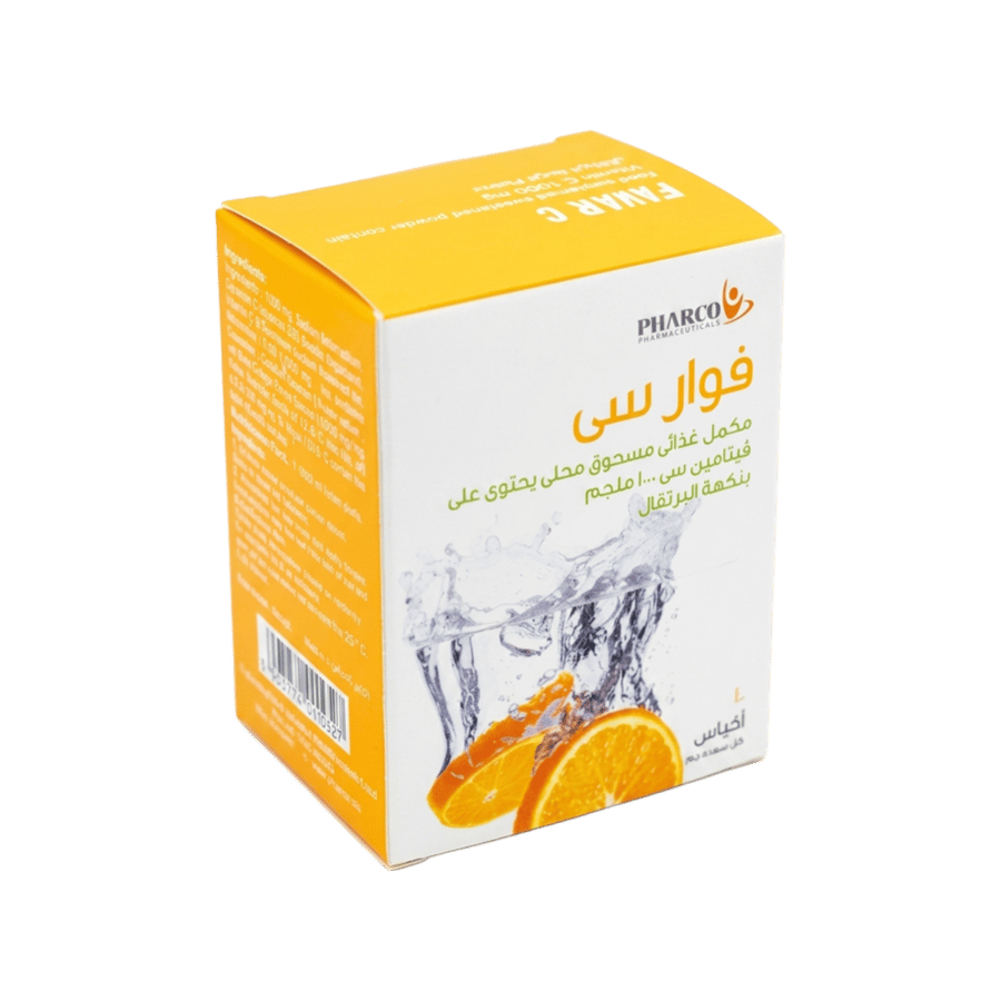 فاوار سي 1000 مجم 10 أكياس-FAWAR C 1000MG 10 SACHETS