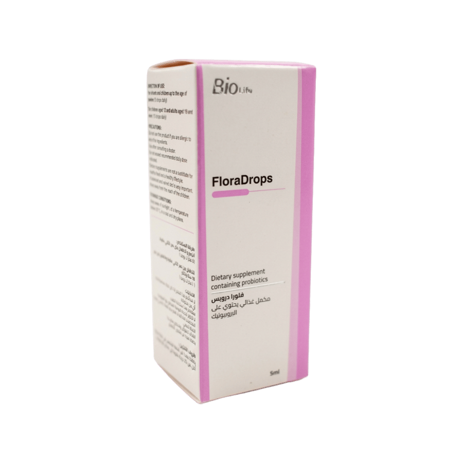 قطرات فلورا 5 مل ( بيو لايف )-FLORA DROPS 5 ML ( BIO LIFE )