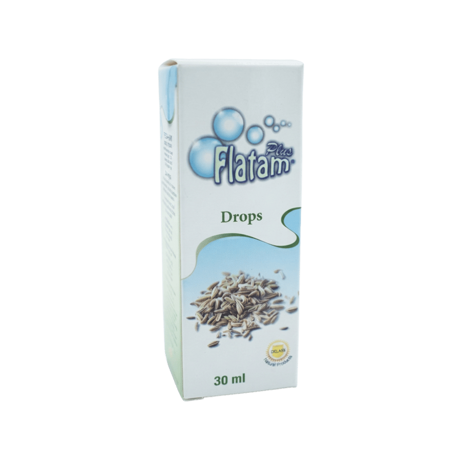 قطرات فلاتام بلس 30 مل-FLATAM PLUS DROPS 30ML