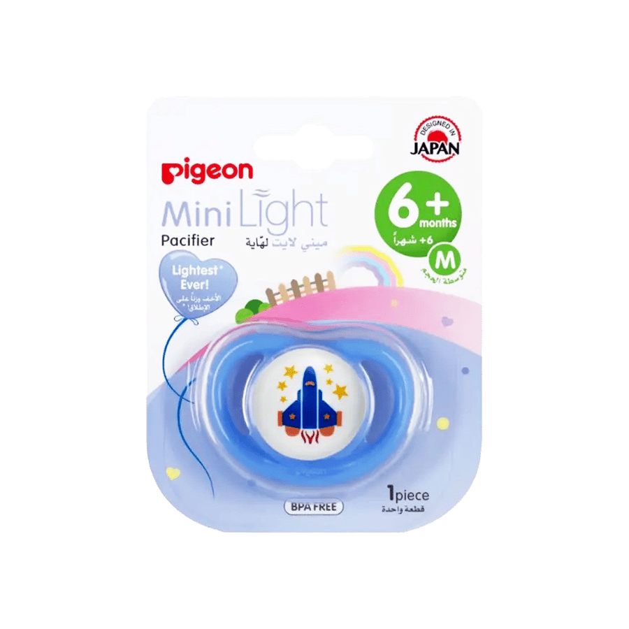 بيجون لهاية للأطفال ميني لايت-للبنات-PIGEON MINILIGHT PACIFIER GIRL MEDIUM