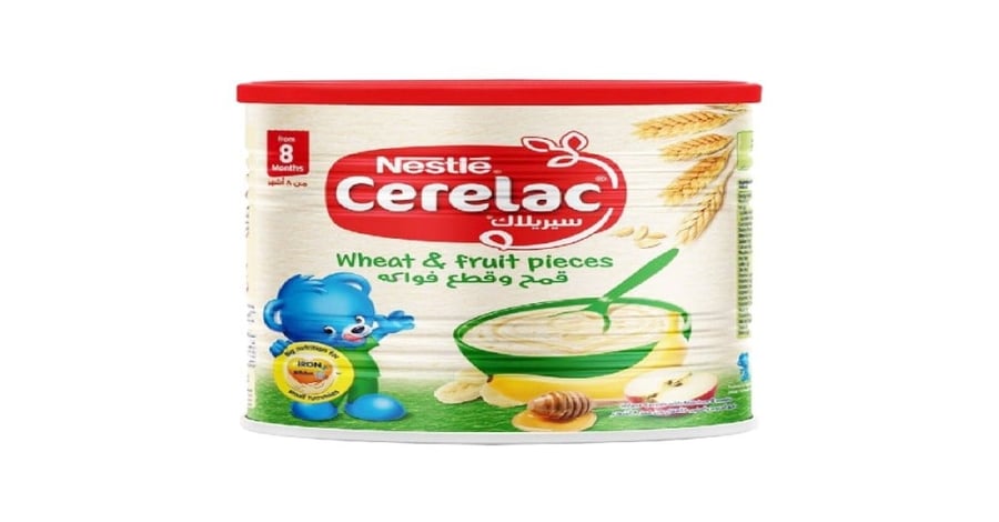 سيريلاك قمح وفواكة قطع 400 غرام-CERELAC WHEAT & FRUIT PIECES 400 G