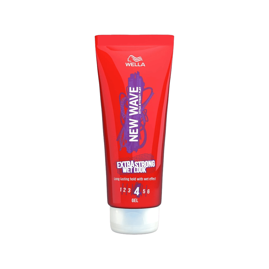 نيوويف جل لتثبيت الشعر اكسترا سترونج ويت لوك  200 مللي-NEW WAVE EXTRA STRONG WET LOOK 200 ML