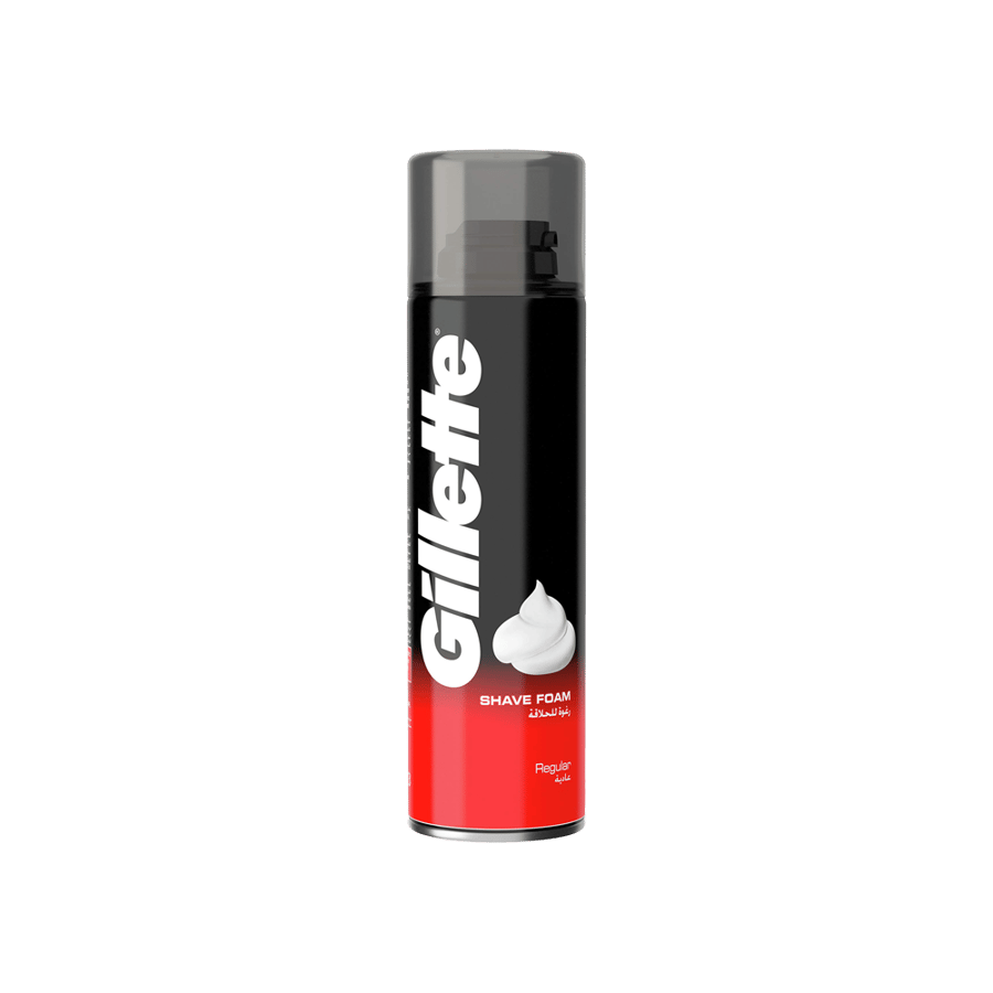 جيليت فوم عادي للحلاقة 200 مللي-GILLETTE FOAM REGULAR 200ML