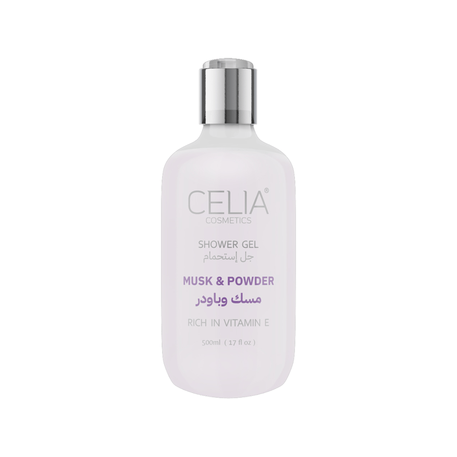 جل استحمام سيليا بالمسك والبودرة ٥٠٠ مل CELIA SHOWER GEL MUSK & POWDER 500ML