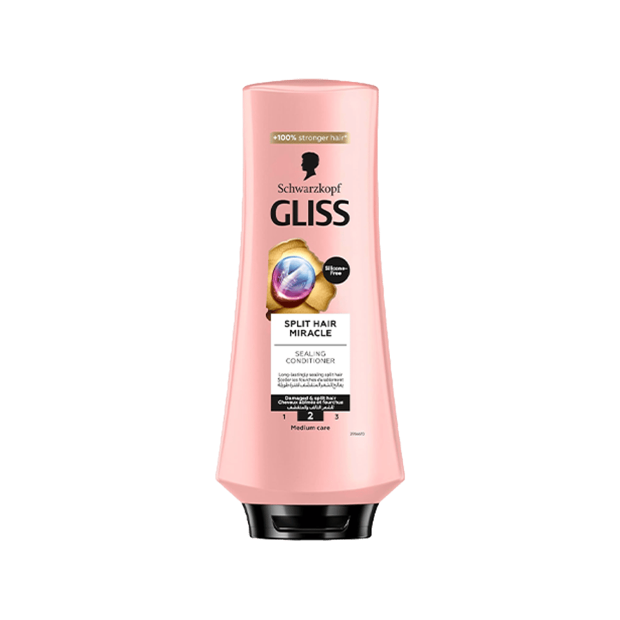 جليس بلسم شوارزكوف جليس 360 مل (معجزة الشعر المتقصف)-GLISS CONDITIONER 360 ML (SPLIT HAIR MIRACLE)