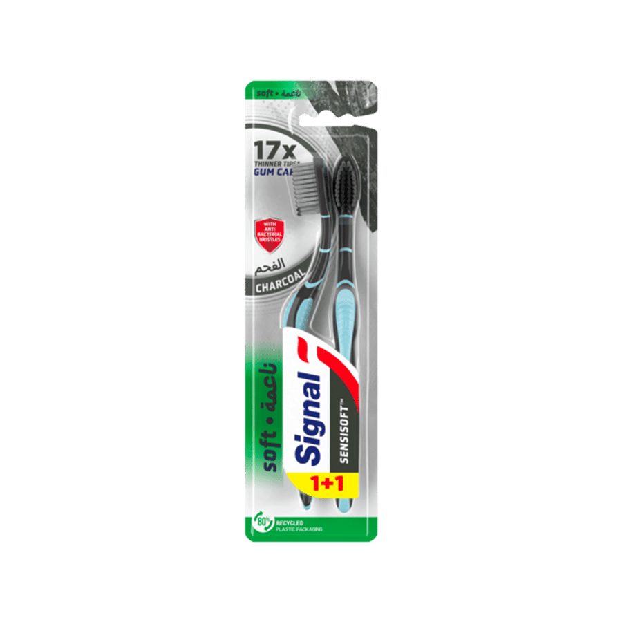 سيجنال سانسيسوفت تي/بي سوفت فحم 1+1-SIGNAL SANSISOFT T/B SOFT CHARCOAL 1+1