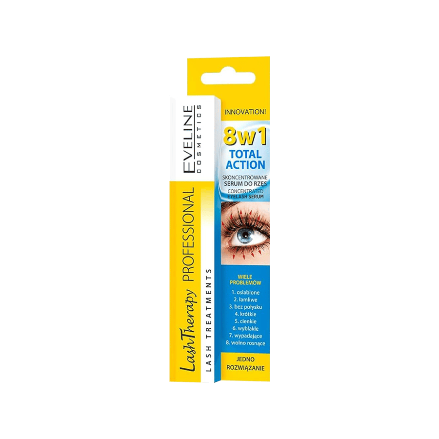 EVELINE LASH THERAPY PROF.CONCENTRATED EYELASH SERUM 8 IN 1 10ML-EVELINE LASH THERAPY PROF.CONCENTRATED EYELASH SERUM 8 IN 1 10ML