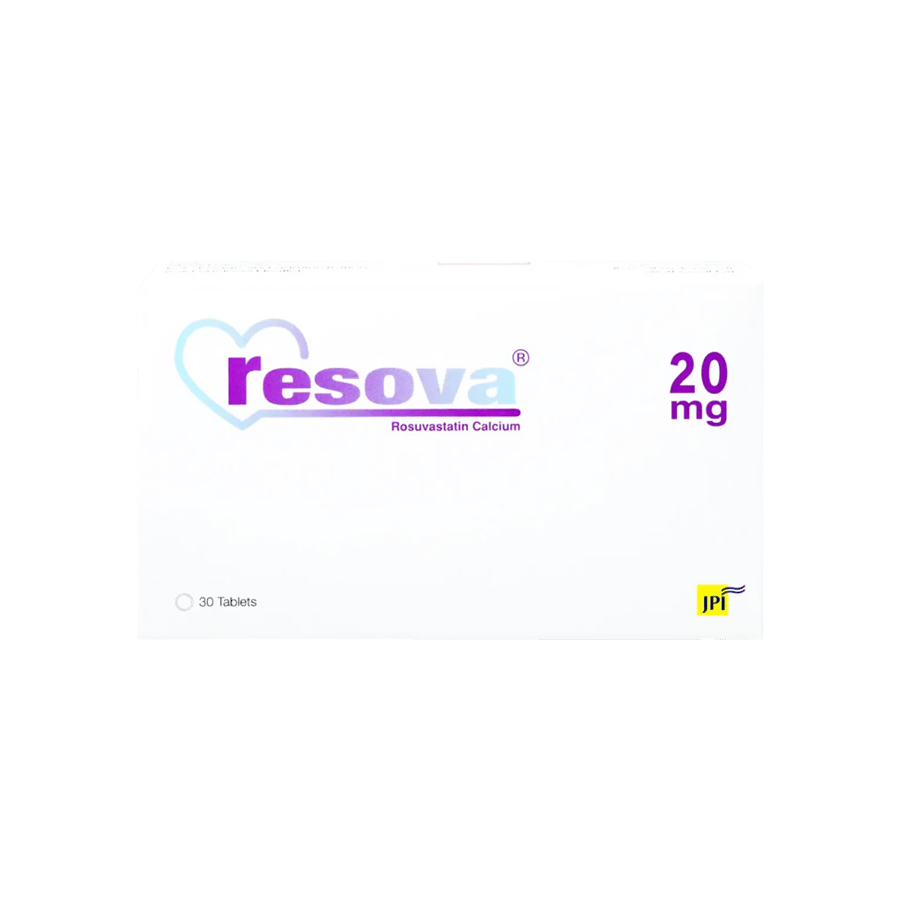 ريزوفا 20 مجم 30 قرص-RESOVA 20 MG 30 TAB