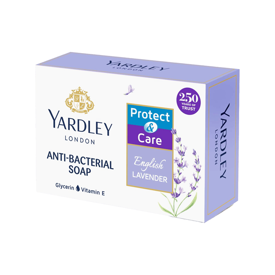ياردلي مضاد بكتيري صابونة لافندر-YARDLEY A-BACTERIAL SOAP 100G (E.LAVENDER)