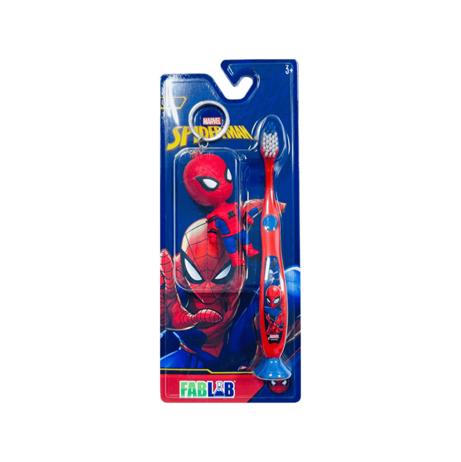 فرشاة أسنان سبايدرمان من فاب لاب مع هدية-FABLAB SPIDER-MAN TOOTH BRUSH WITH GIFT