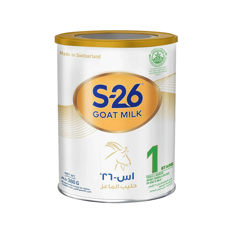 إس-26، حليب الماعز للأطفال، رقم 1 - 380 جم-S-26 GOAT MILK NO-1 380 GM