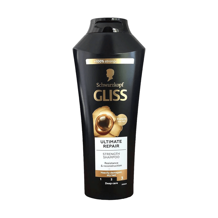 شامبو شوارزكوف جليس 400 مل (إصلاح نهائي)-GLISS SHAMPOO 400 ML (ULTIMATE REPAIR)