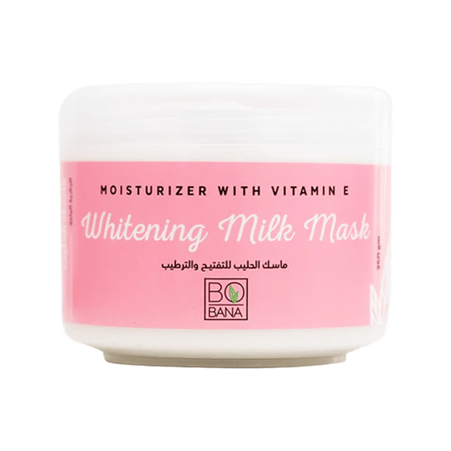 بوبانا قناع تفتييح البشرة 250 جرام بفيتامين أي-BOBANA WHITENING MILK MASK VITAMIN E 250GM