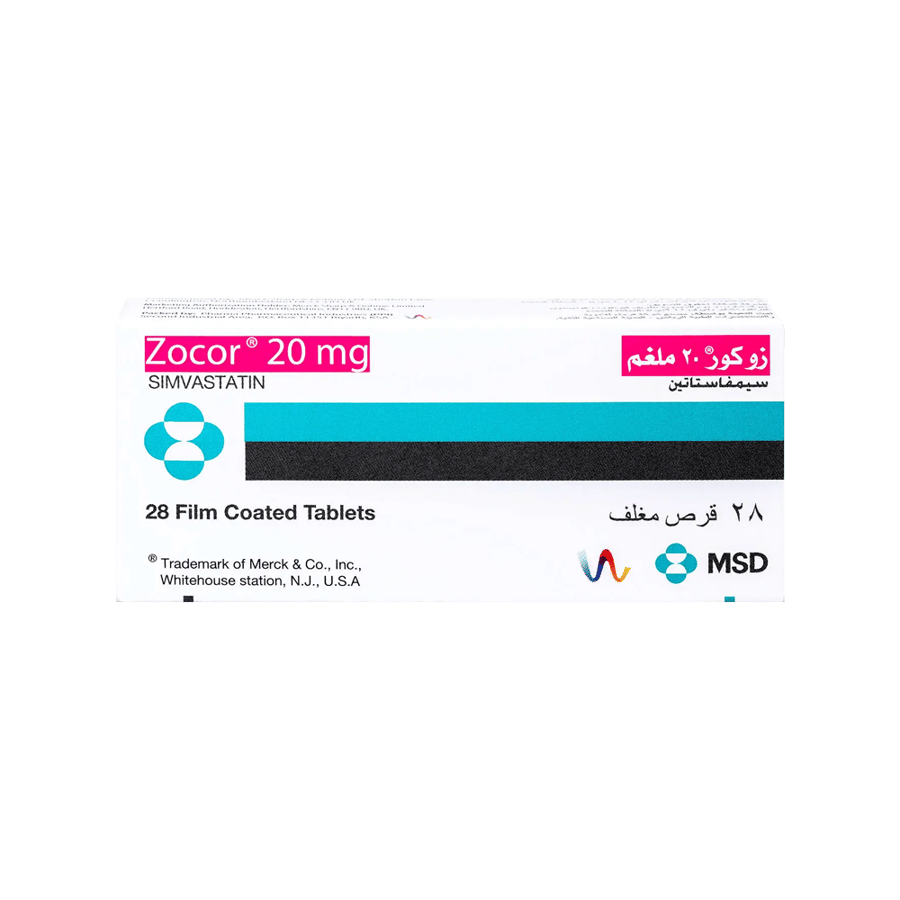 زوكور 20 مجم اقراص-ZOCOR 20 MG TABLET