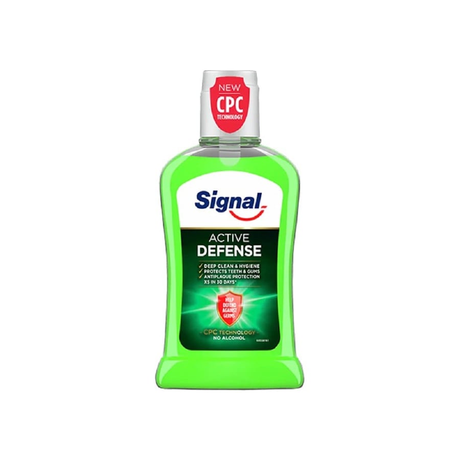 سيجنال اكتف ديفنس مضمضمة للفم 250 مل-SIGNAL ACTIVE DEFENSE M/WASH 250 ML