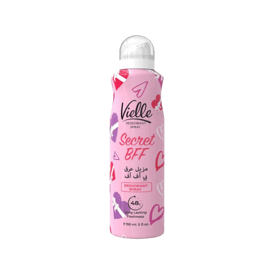 فييل بخاخ مزيل العرق سيكريت بى بى اف مل-VIELLE SECRET BFF  DEO SPRAY 150ML