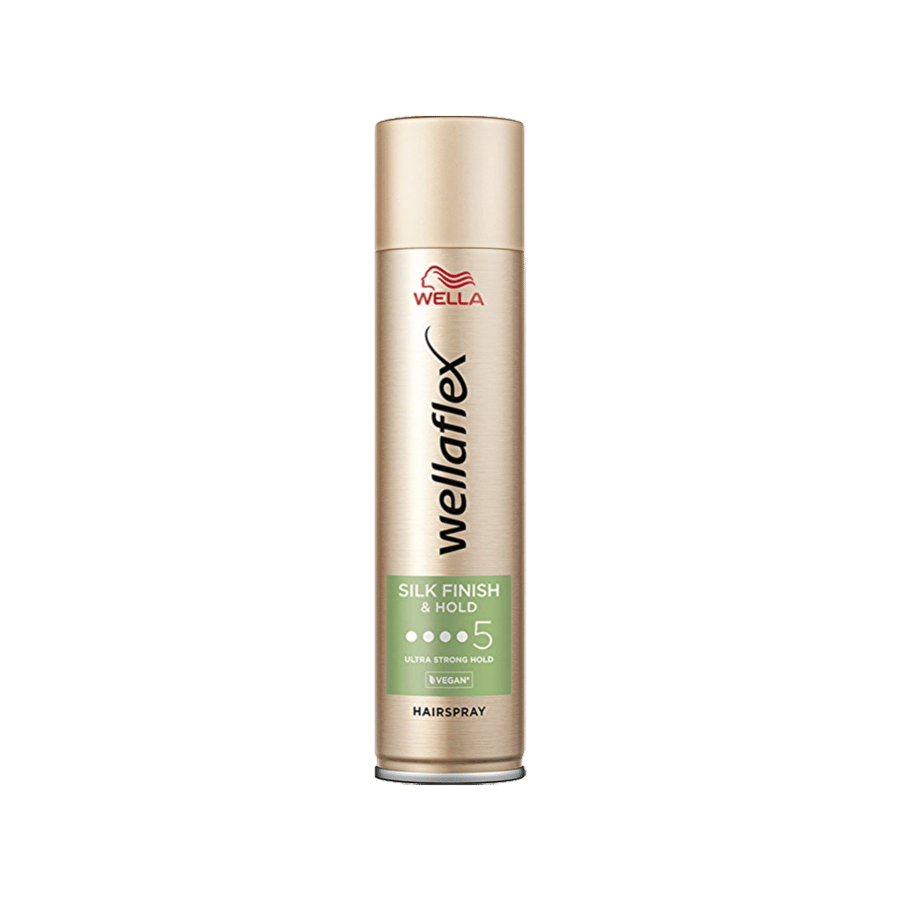 بخاخ شعر ويللا فليكس لمسة حريرية وثبات 400 مل-WELLAFLEX  HAIR SPRAY SILK FINISH & HOLD 400ML