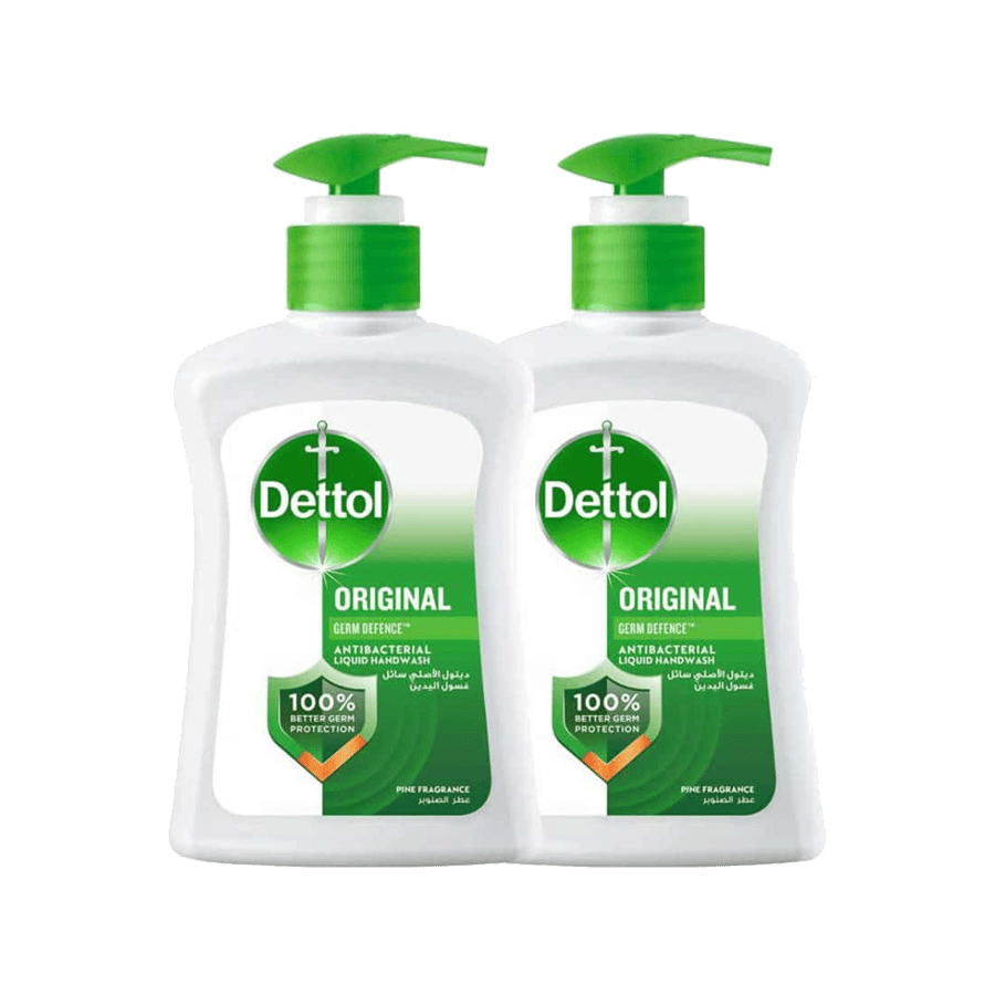 ديتول الأصلي للمنظفات المنزلية 2 × 200 مل -DETTOL ORIGINAL H/W 2X200ML