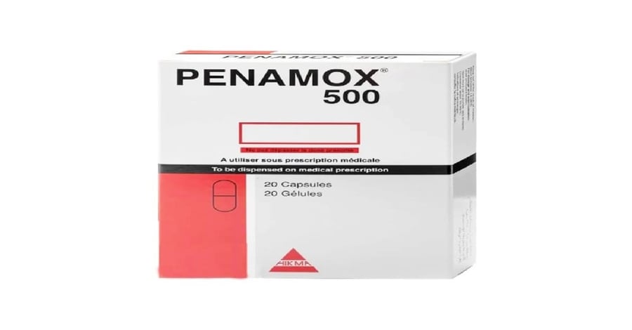 بيناموكس 500 مجم اقراص-PENAMOX 500 MG CAP