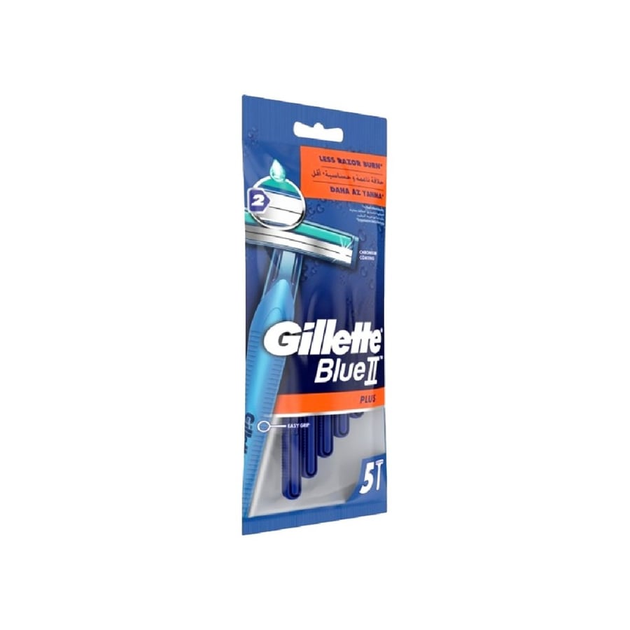 جيليت بلو2 بلس الترا جريب 5 أمواس-GILLETTE BLUE II PLUS ULTRA GRIP 5''S