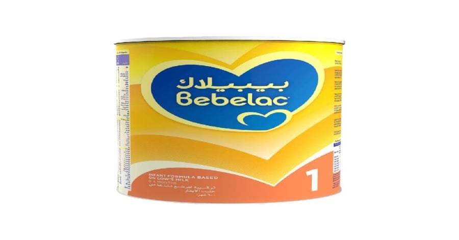 بيبلاك حليب للأطفال رقم 1 - 900 جرام-BEBELAC MILK NO-1 (900GM)