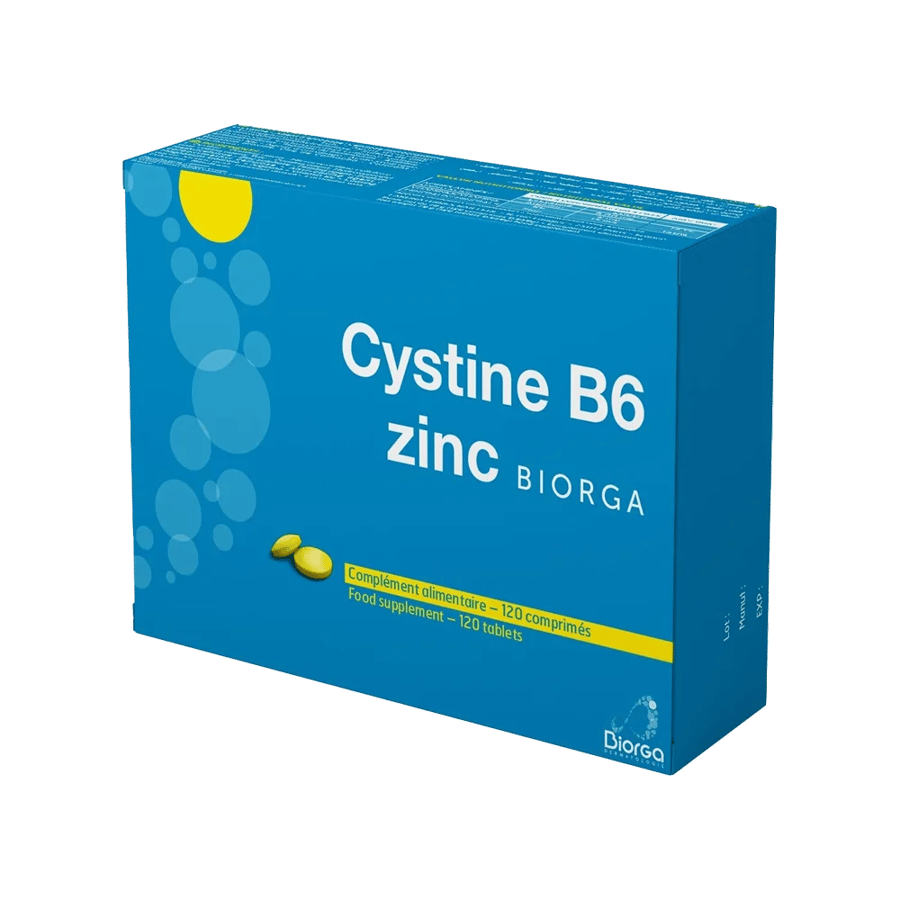 سيستين ب6 الزنك بيورجا-CYSTINE B6 ZINC BIORGA 120TAB