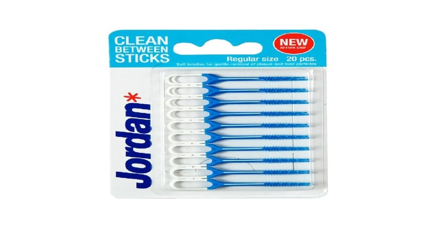 جوردان فرشاة تنظيف ما بين الاسنان 20 حبة عادي-JORDAN CLEAN BETWEEN REGULER 20 PCS