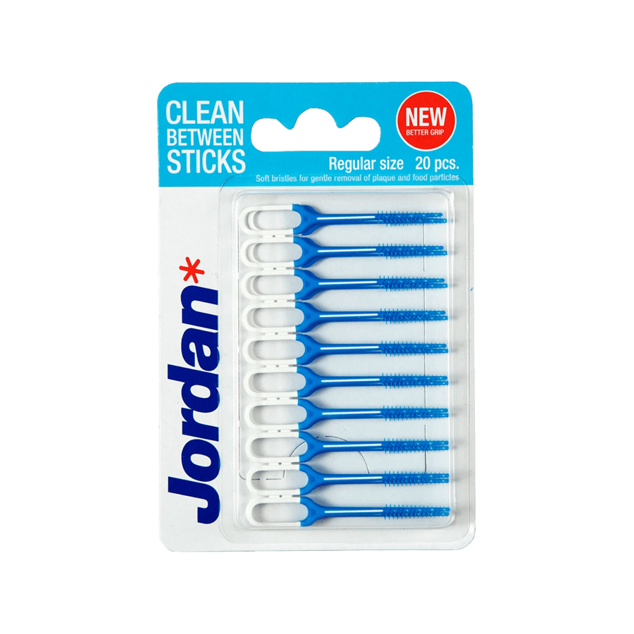 جوردان فرشاة تنظيف ما بين الاسنان 20 حبة عادي-JORDAN CLEAN BETWEEN REGULER 20 PCS
