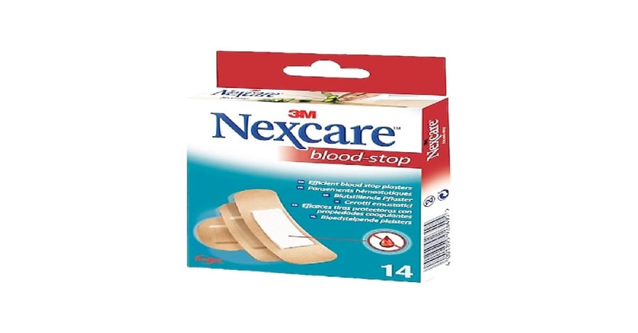 نيكسكير ثري ام لصقات 14 حبة-NEXCARE BLOOD-STOP 14''