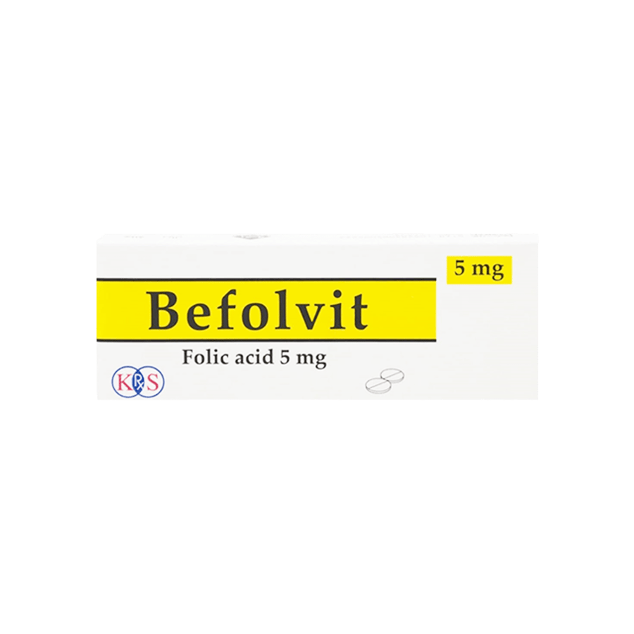 بىفولفيت 5 مجم  30 كبسولة-BEFOLVIT 5 MG 30 TAB