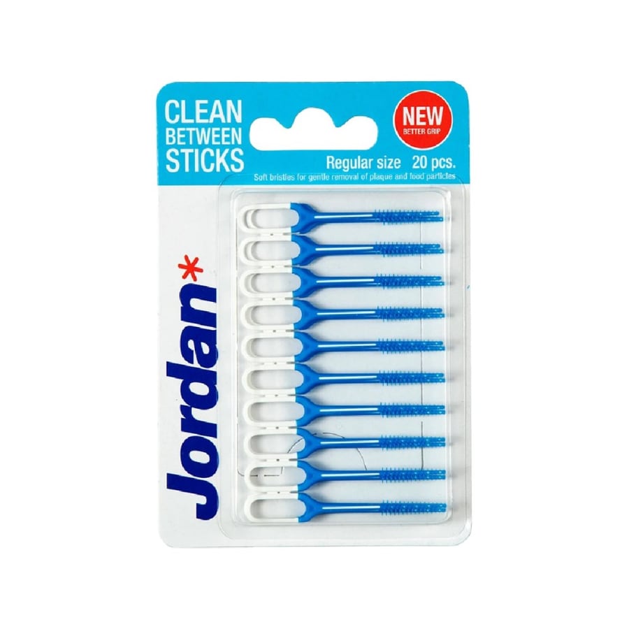 جوردان فرشاة تنظيف ما بين الاسنان 20 حبة عادي-JORDAN CLEAN BETWEEN REGULER 20 PCS