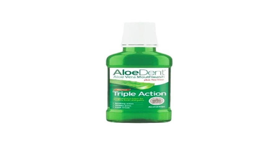 الو دنت -غسول للفم 250 مل-ALOEDENT ALOE VERA M/W (TRIPLE ACTION) 250 ML