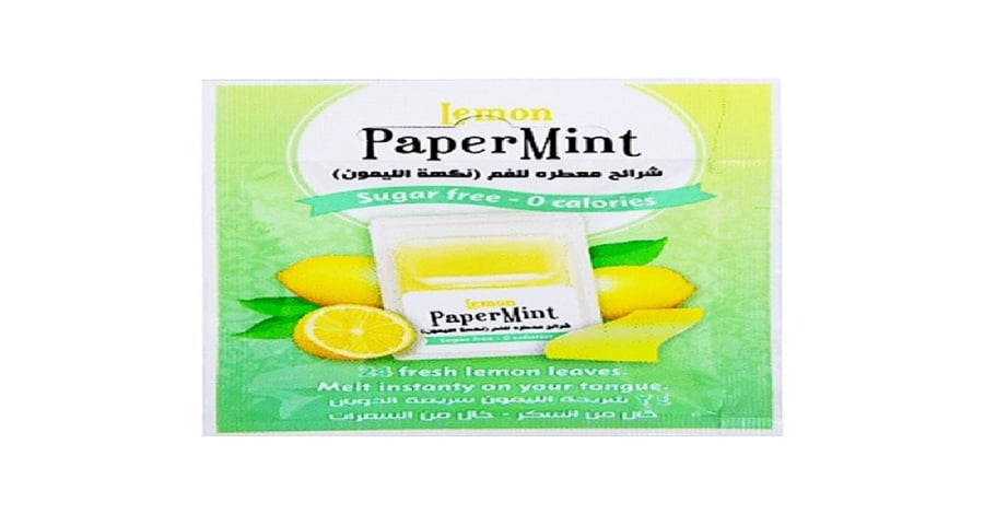 أوراق النعناع والليمون-PAPER MINTS LEMON