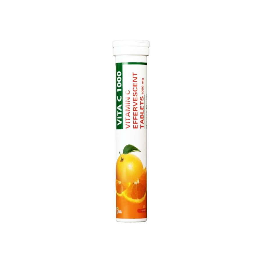 فيتامين سي 1000 مج فوار 20 قرص-VITA C EFFERVESCENT 1000MG 20TAB
