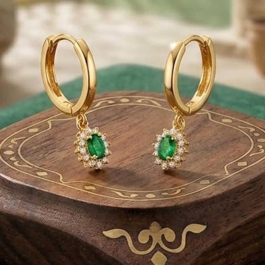 حلق فضة عيار 925