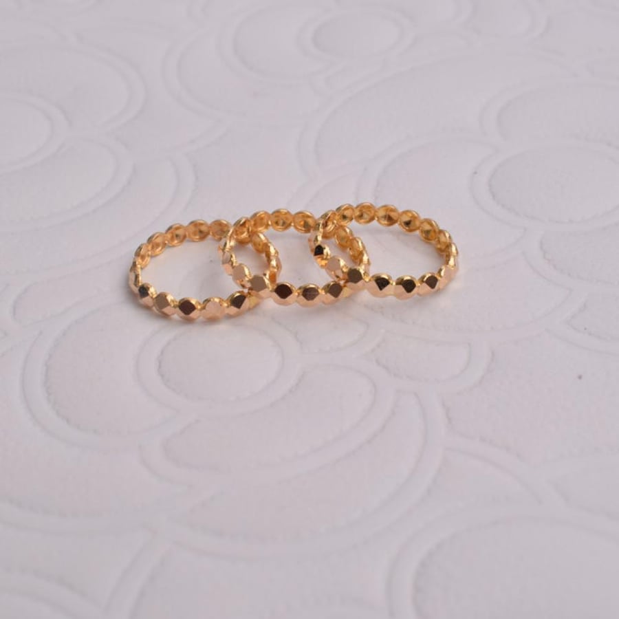 خاتم ذهب عيار 21